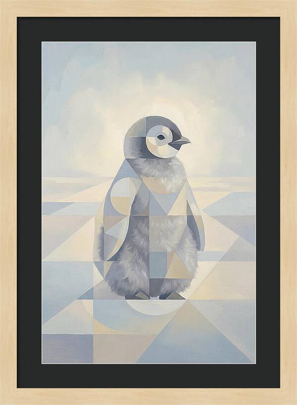 Baby Penguin Chick Portrait