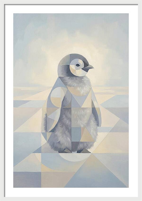 Baby Penguin Chick Portrait