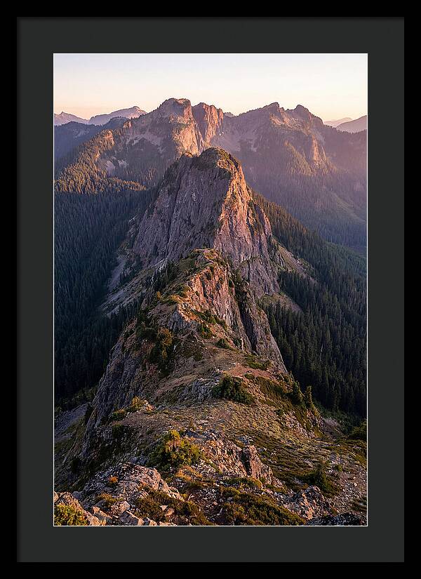 Backbone Ridge At Sunset