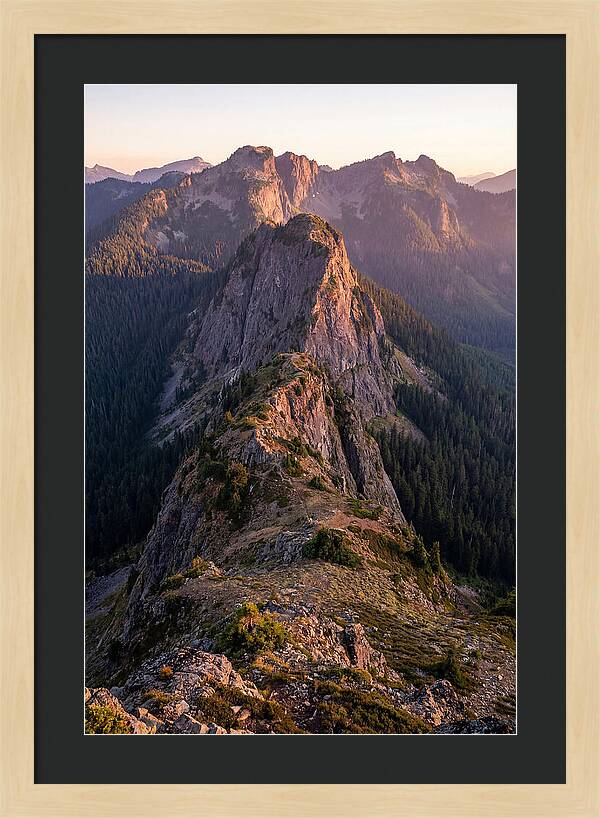 Backbone Ridge At Sunset