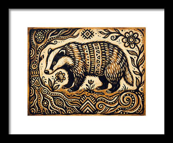 Badger Folk Art