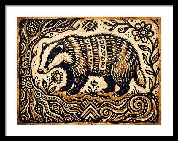 Badger Folk Art