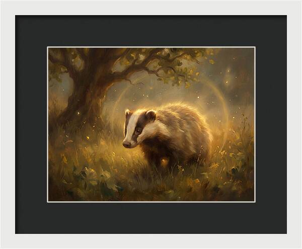 Badger In Nature