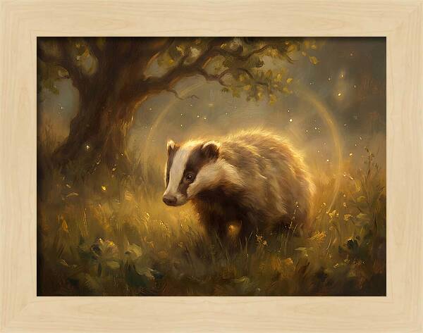 Badger In Nature