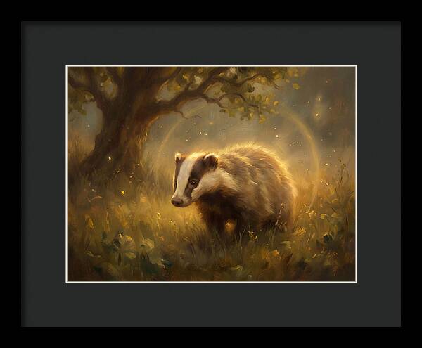 Badger In Nature