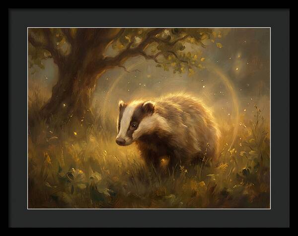 Badger In Nature