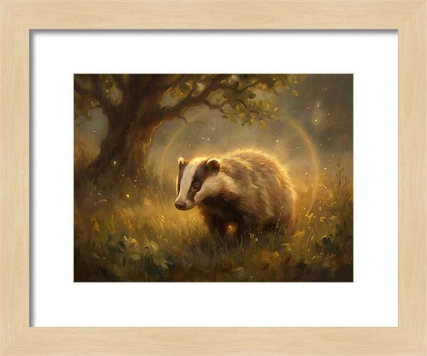 Badger In Nature