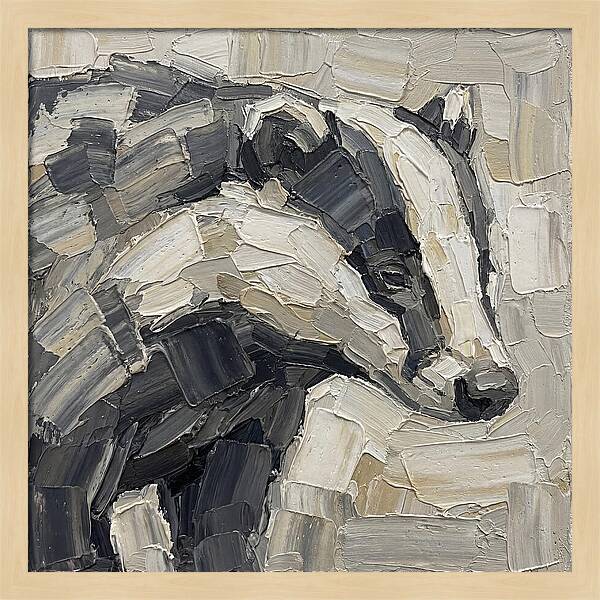 Badger In Palette Knife Style
