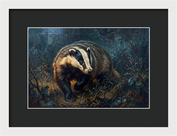 Badger In The Underbrush