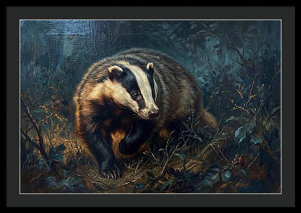 Badger In The Underbrush