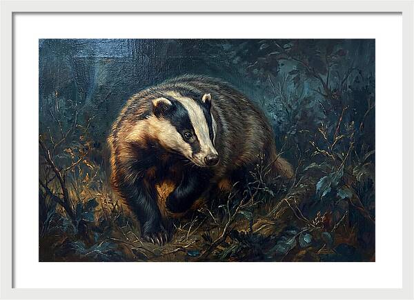 Badger In The Underbrush