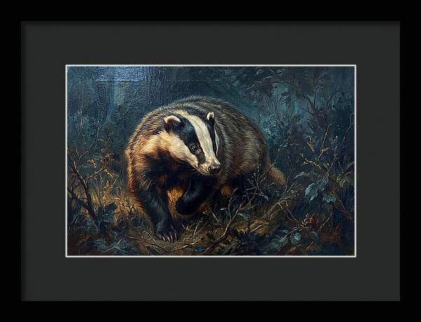 Badger In The Underbrush