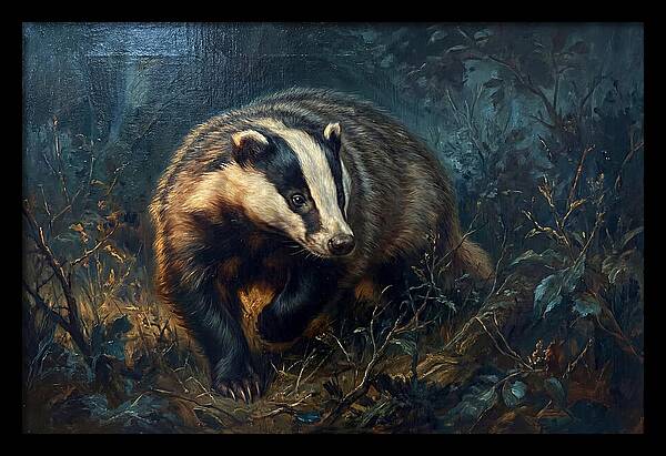 Badger In The Underbrush