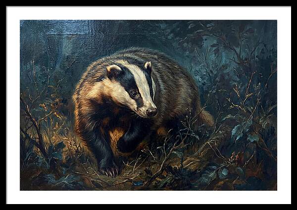 Badger In The Underbrush