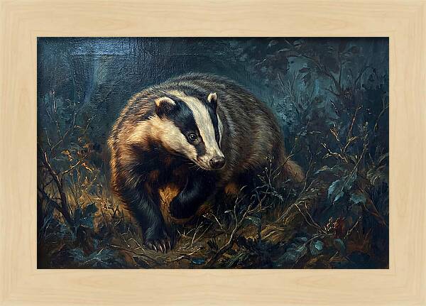 Badger In The Underbrush