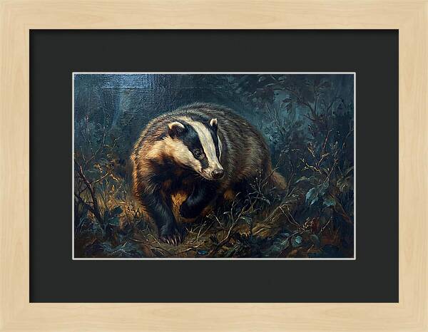 Badger In The Underbrush