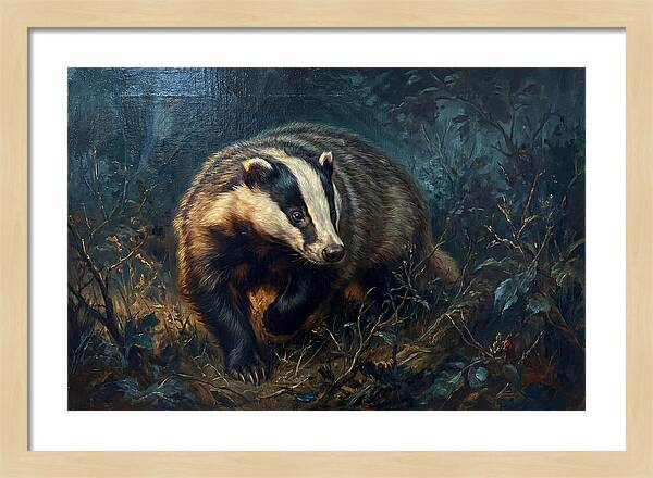 Badger In The Underbrush