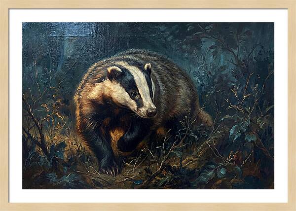 Badger In The Underbrush