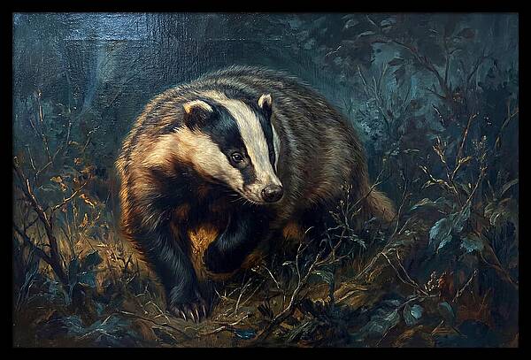 Badger In The Underbrush