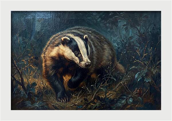 Badger In The Underbrush