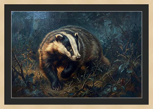 Badger In The Underbrush