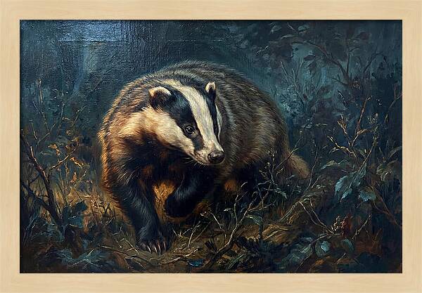 Badger In The Underbrush