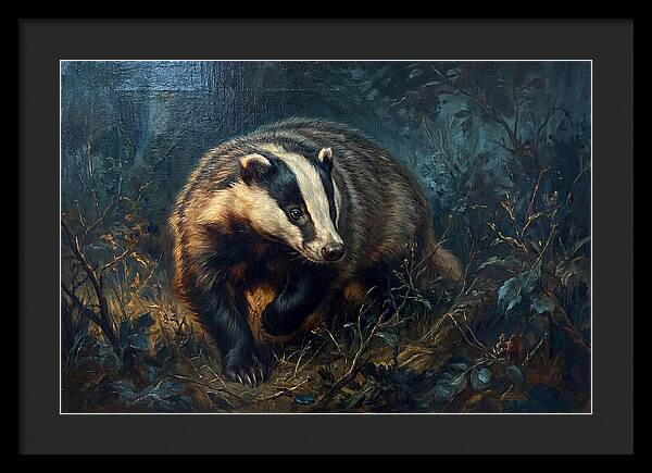 Badger In The Underbrush
