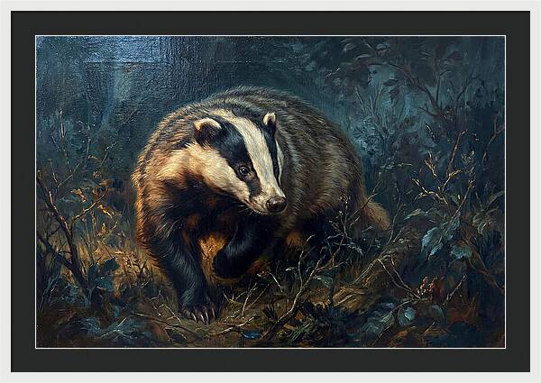 Badger In The Underbrush