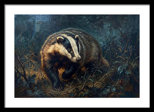 Badger In The Underbrush