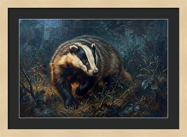 Badger In The Underbrush