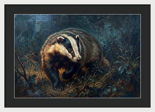 Badger In The Underbrush