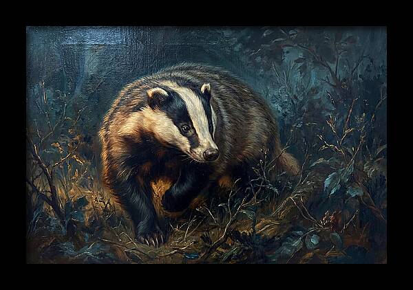 Badger In The Underbrush