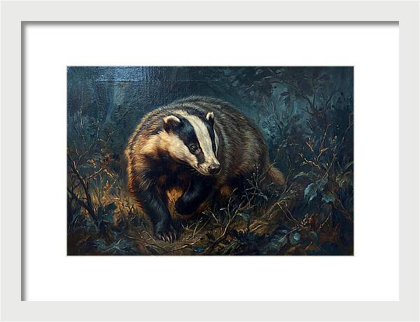 Badger In The Underbrush