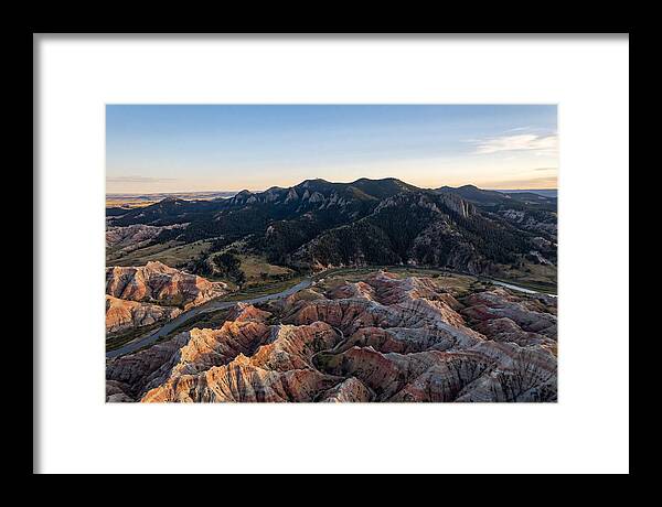 Badlands And Black Hills From Above