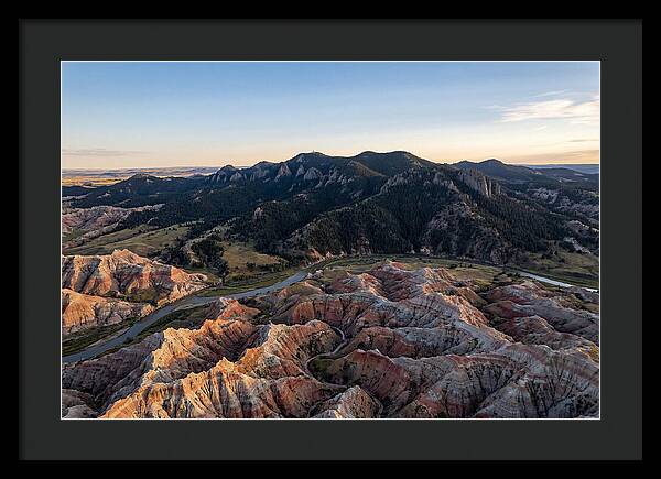 Badlands And Black Hills From Above