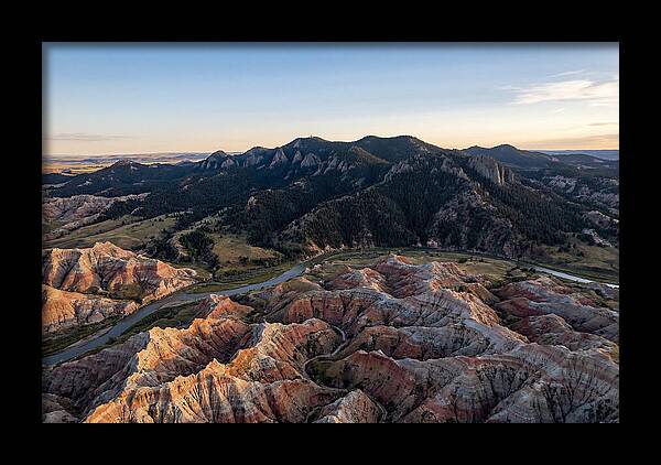 Badlands And Black Hills From Above