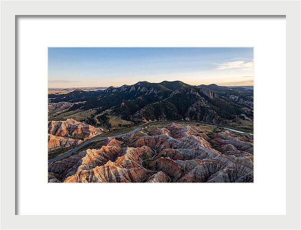 Badlands And Black Hills From Above