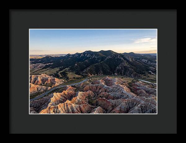 Badlands And Black Hills From Above