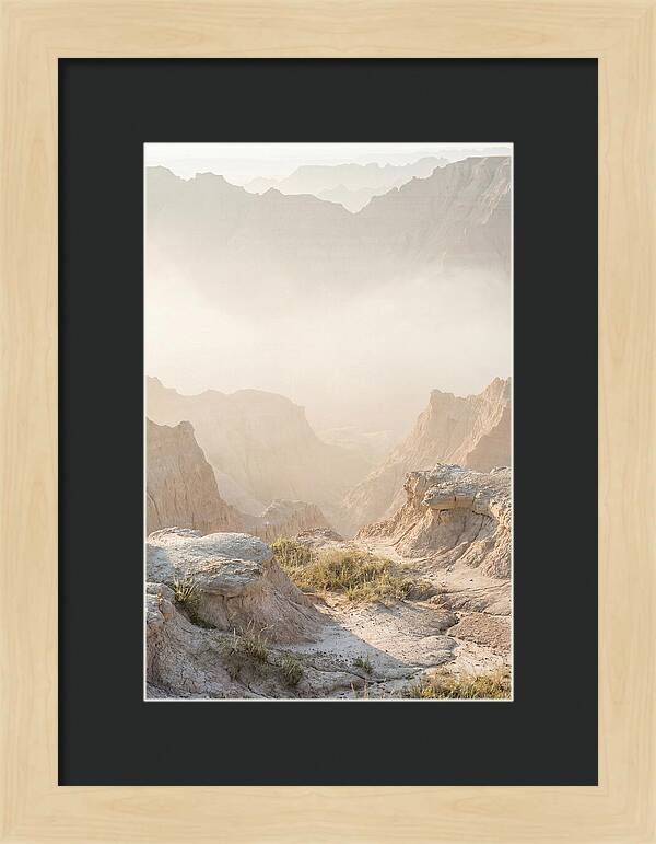 Badlands Bliss At Dusk
