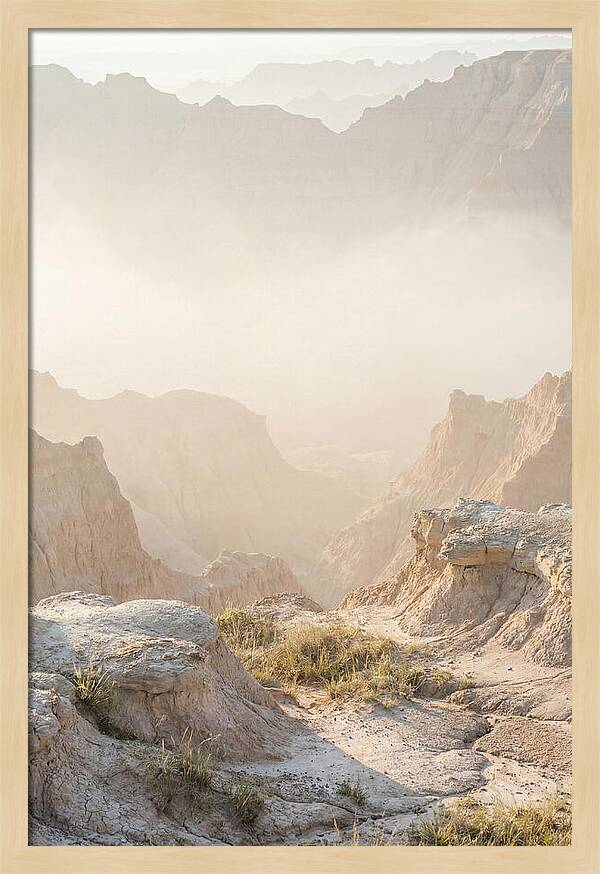 Badlands Bliss At Dusk