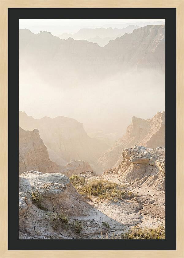 Badlands Bliss At Dusk