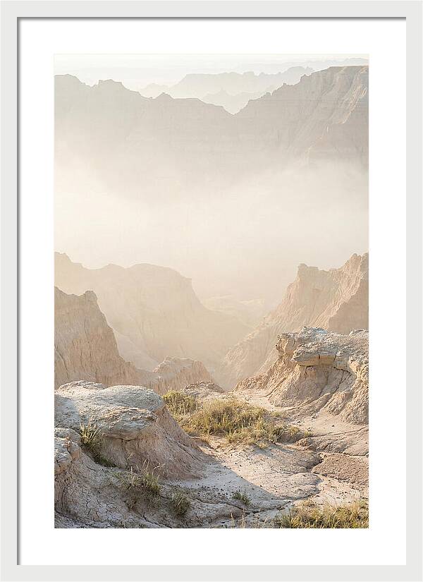 Badlands Bliss At Dusk