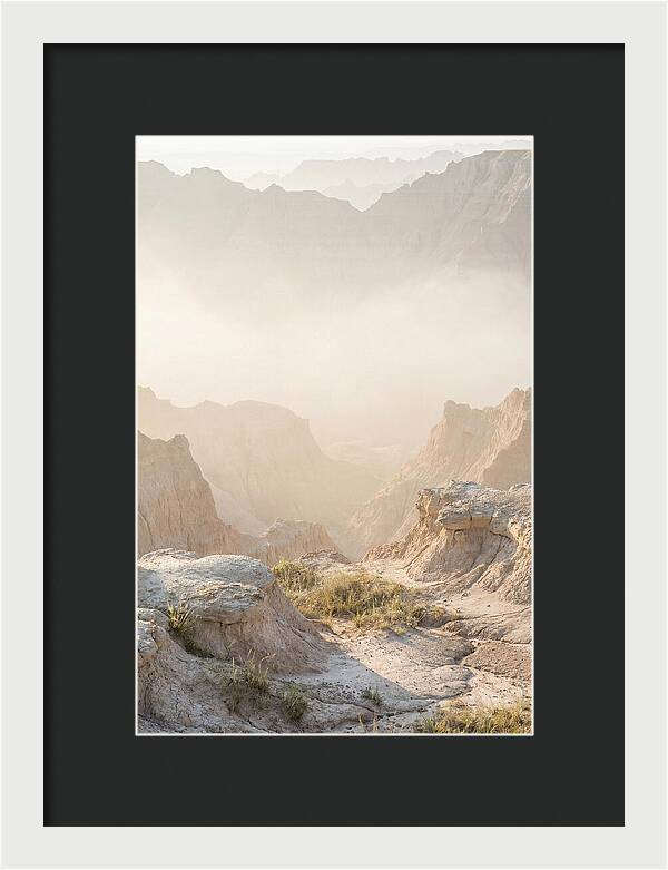 Badlands Bliss At Dusk