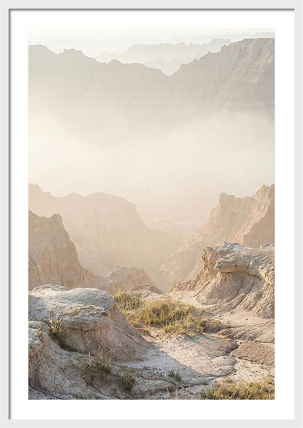 Badlands Bliss At Dusk
