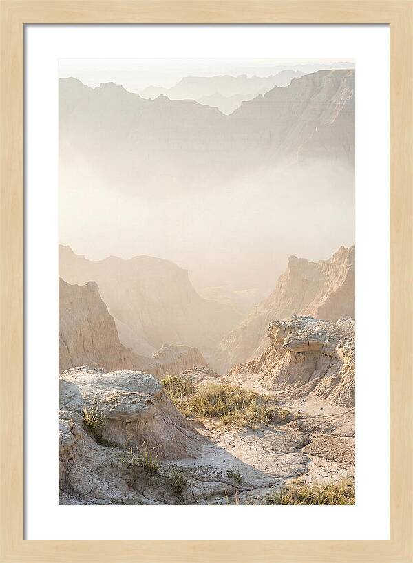 Badlands Bliss At Dusk