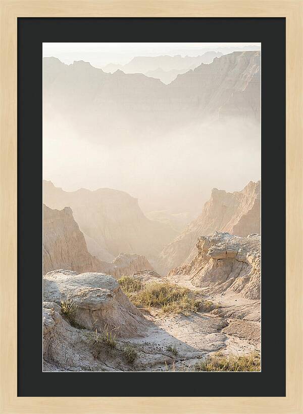 Badlands Bliss At Dusk