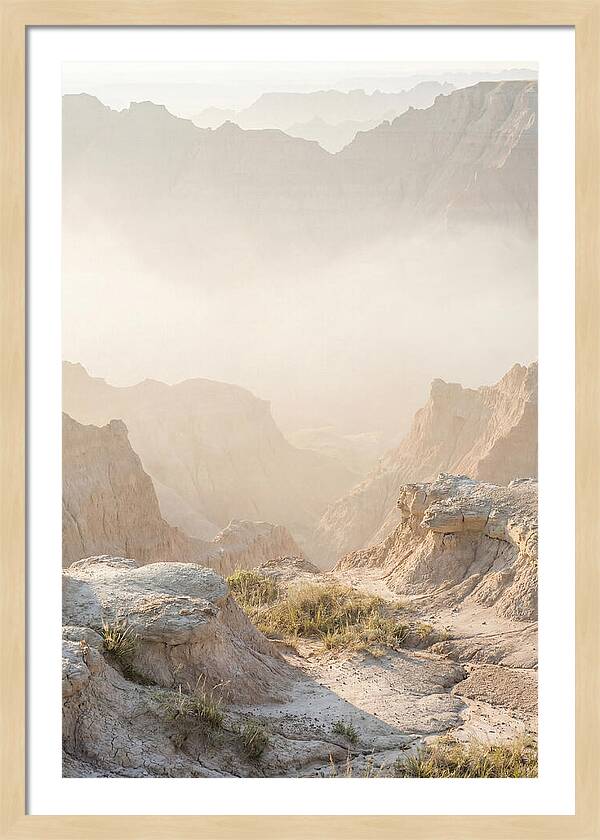 Badlands Bliss At Dusk