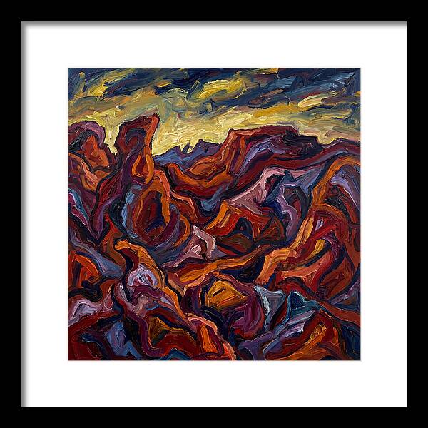 Badlands Landscape Expressionism