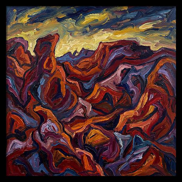 Badlands Landscape Expressionism