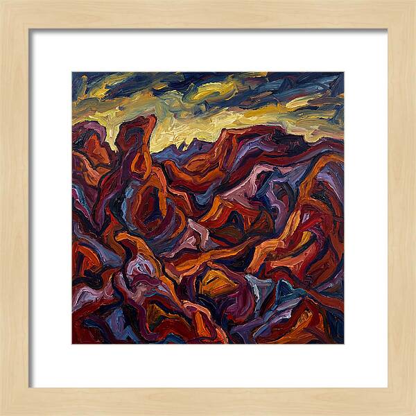 Badlands Landscape Expressionism